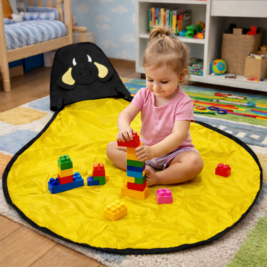 2u1 Korpa za igračke i podloga za igračke