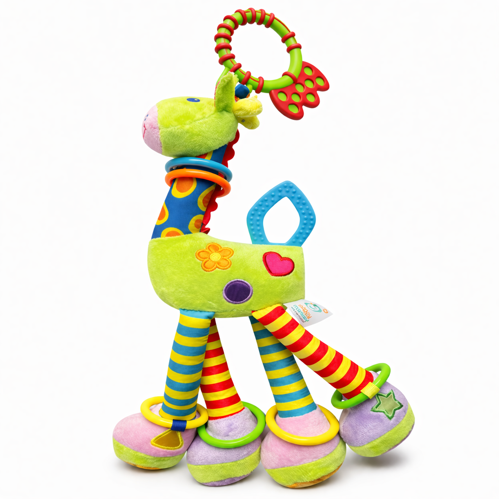 Plišana žirafa 3u1 za bebe