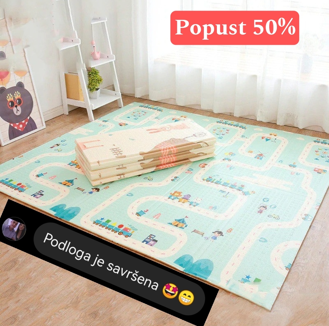 Sklopiva podloga za igru 180×160